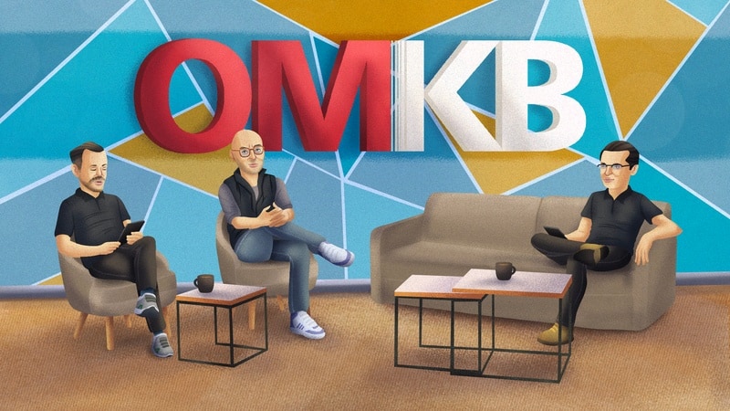Mario Rose, Martin Richter und Schahab Hosseiny auf der OMKB