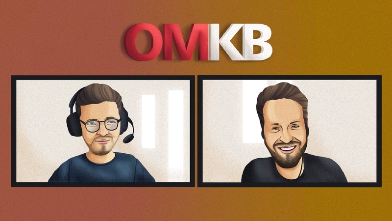 Stefan Hock und Bero Aretz von ABOUT YOU auf der OMKB Summer Edition 