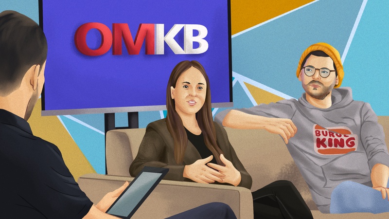 Julia Klietzing (Burger King) im Gespräch mit Mario Rose (OMKB Host)