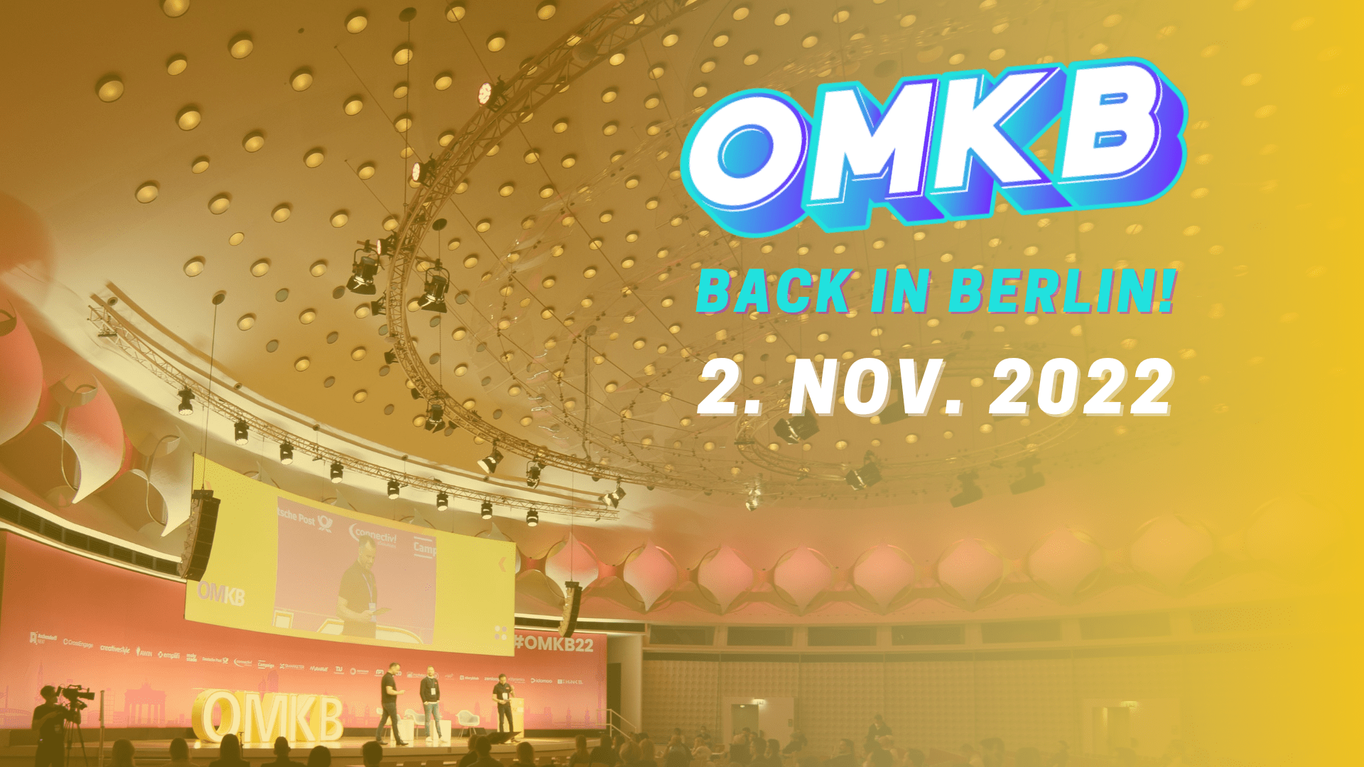 Save The Date! Oder: 5 Gründe, warum du die OMKB am 2. November in Berlin auf keinen Fall verpassen solltest