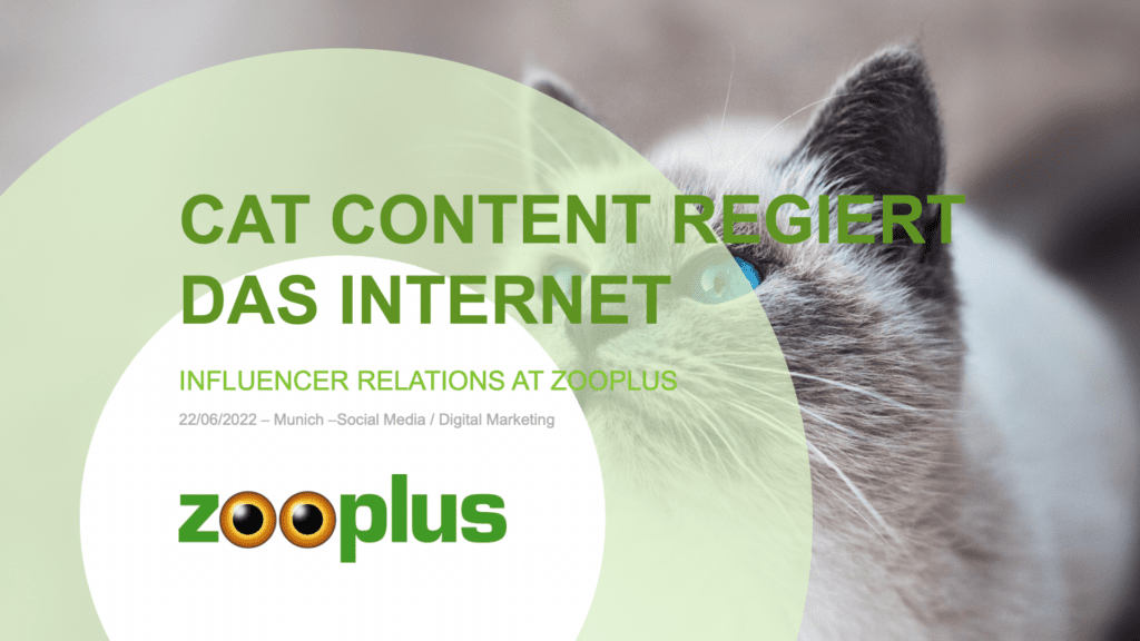 Mensch oder Tier – wer zieht mehr? Influencer- und Petfluencer-Strategien von Europas führendem Online-Retailer für Heimtierbedarf: zooplus