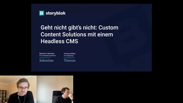 Geht nicht, gibt’s nicht: Custom Content Solutions mit einem Headless CMS (Live Demo)