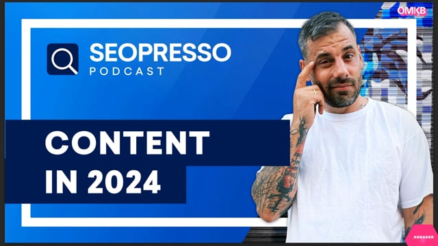 Vorschaubild zu Content in 2024! SEOPRESSO Live Podcast mit Björn Darko & Norman Nielsen